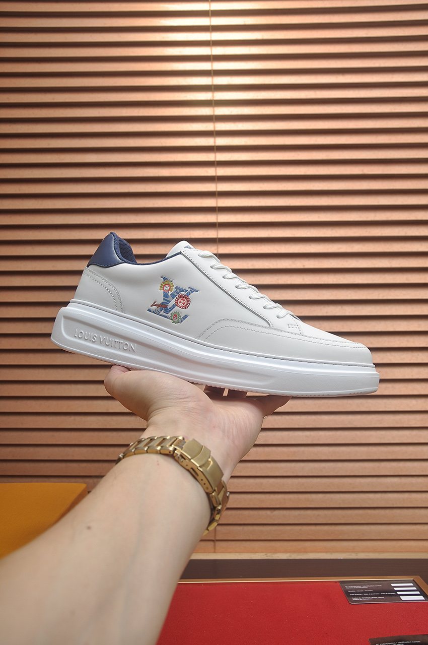 Louis Vuitton Floral Graphic Low-Top Sneakers — side