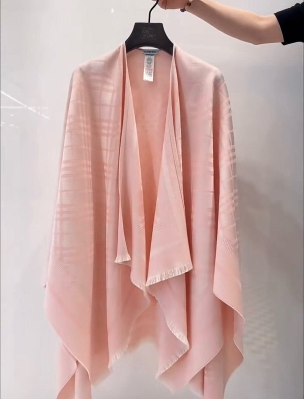 Fringed Woven Shawl — hero