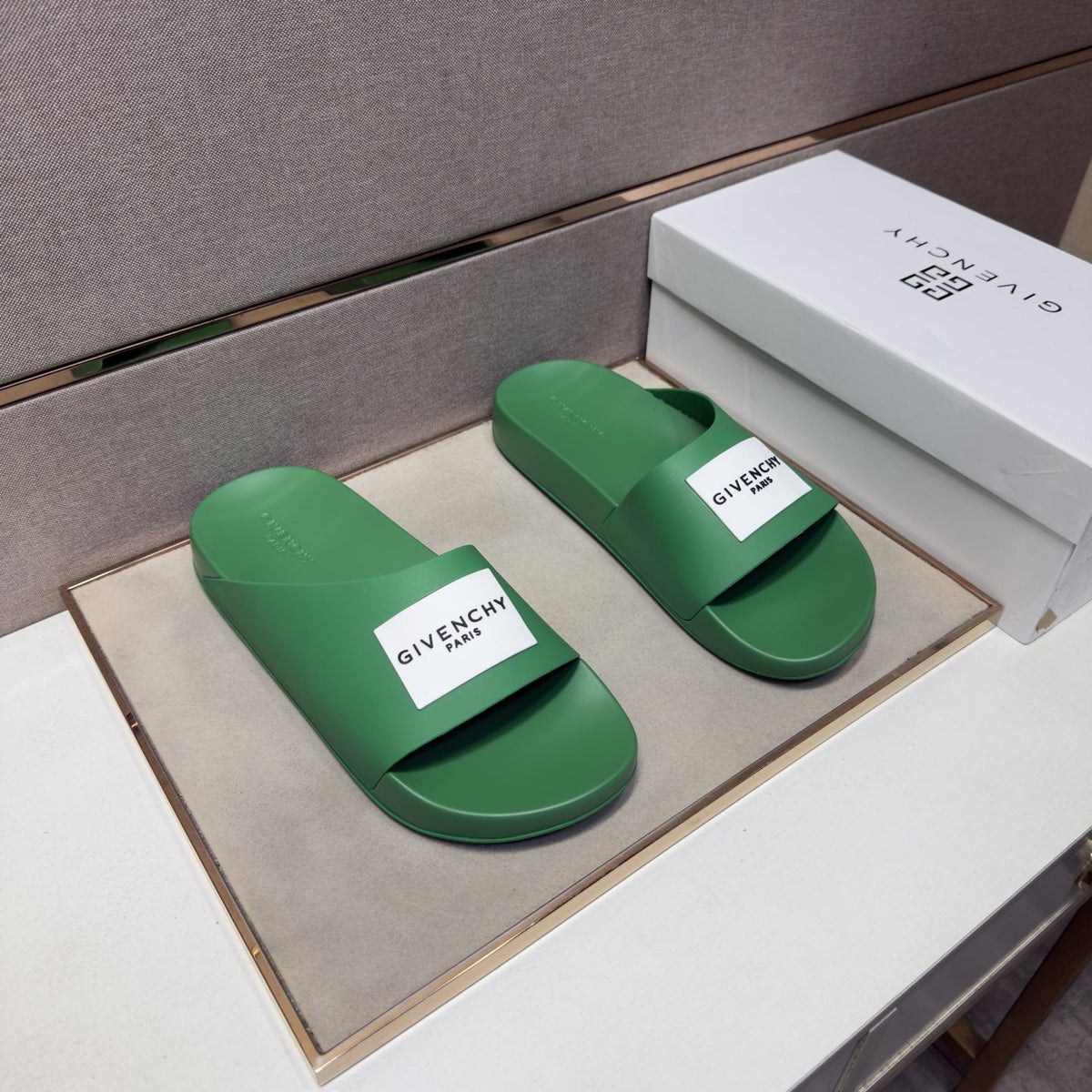 Givenchy Logo Strap Slide Sandals — hero